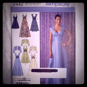 Simplicity 2442 Misses Dresses in 3 Lengths